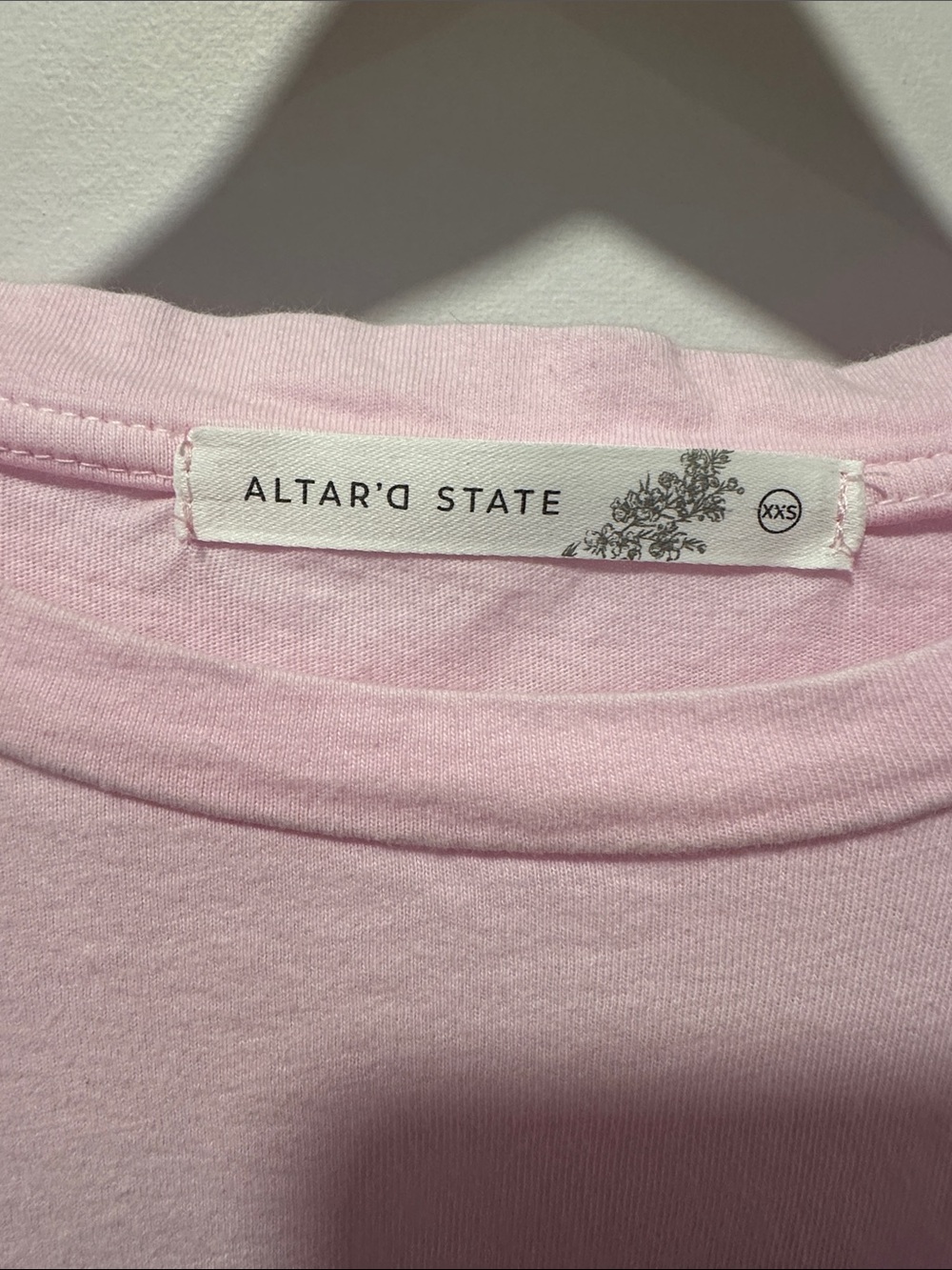Altar'd State Pink 'CAPRI' Tee with Cherry Graphic - Picture 2 of 3